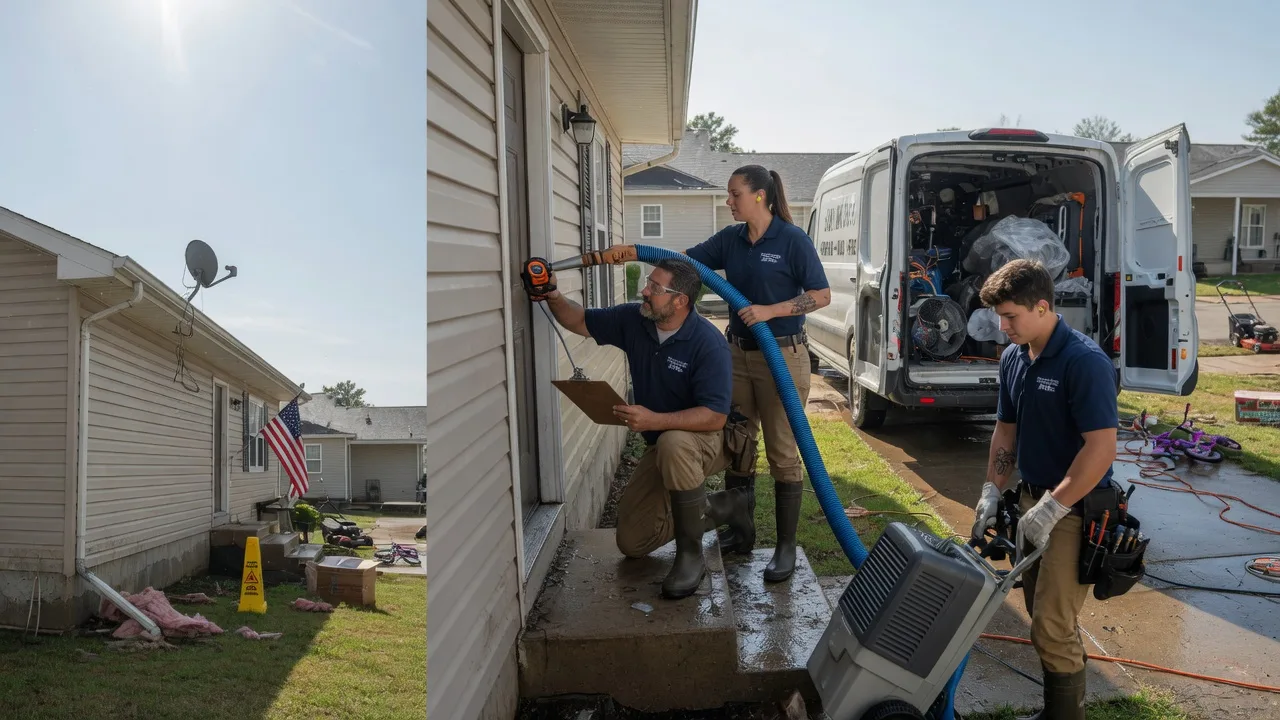Ceiling Water Damage Restoration in Mcconnell, IL near me